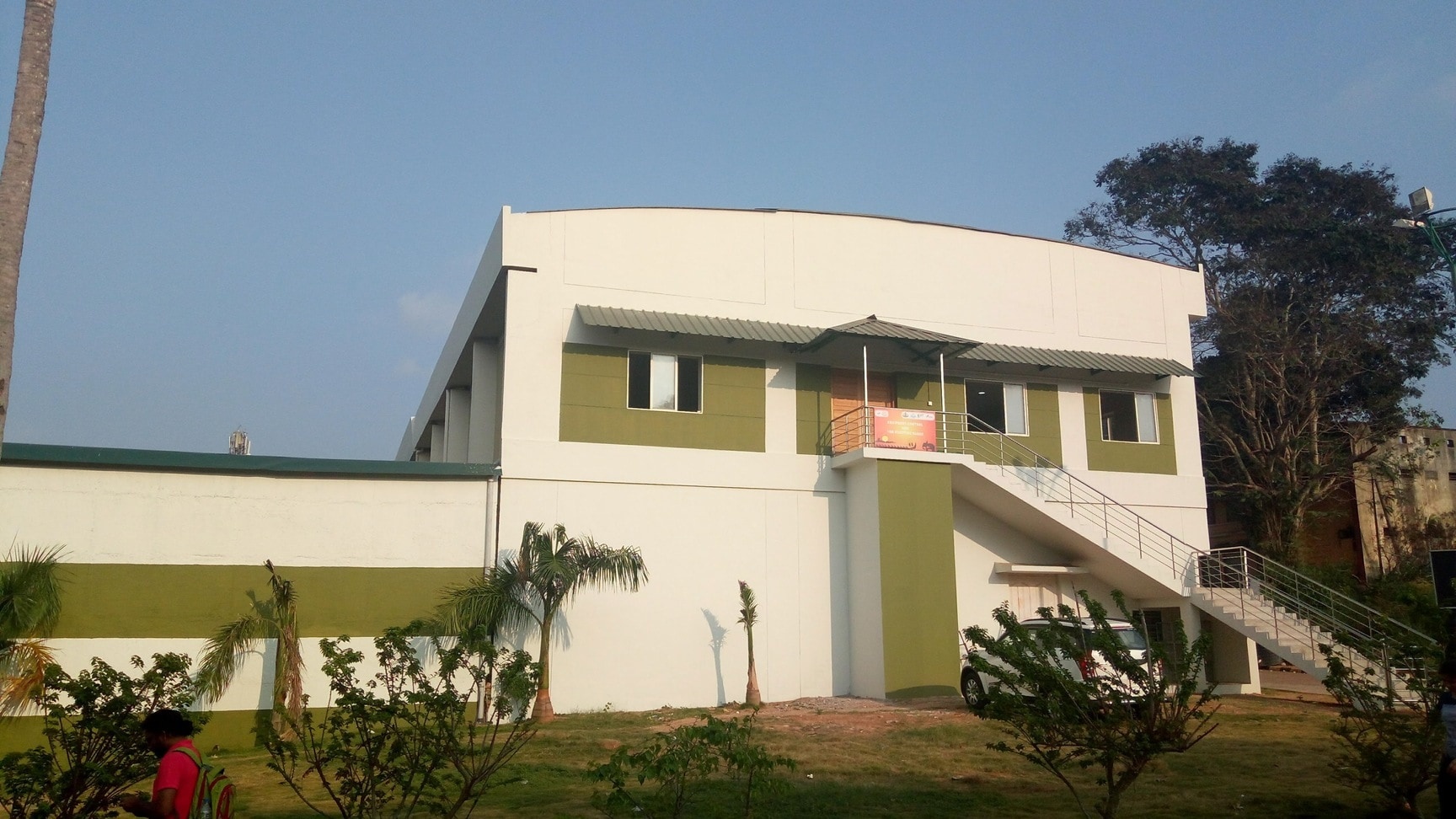 Main pavilion of the National Games Shooting Range at Central Polytechnic College campus, Nettayam, Vattiyoorkavu